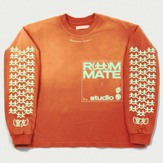 Roommates Logo Long Sleeves Tee