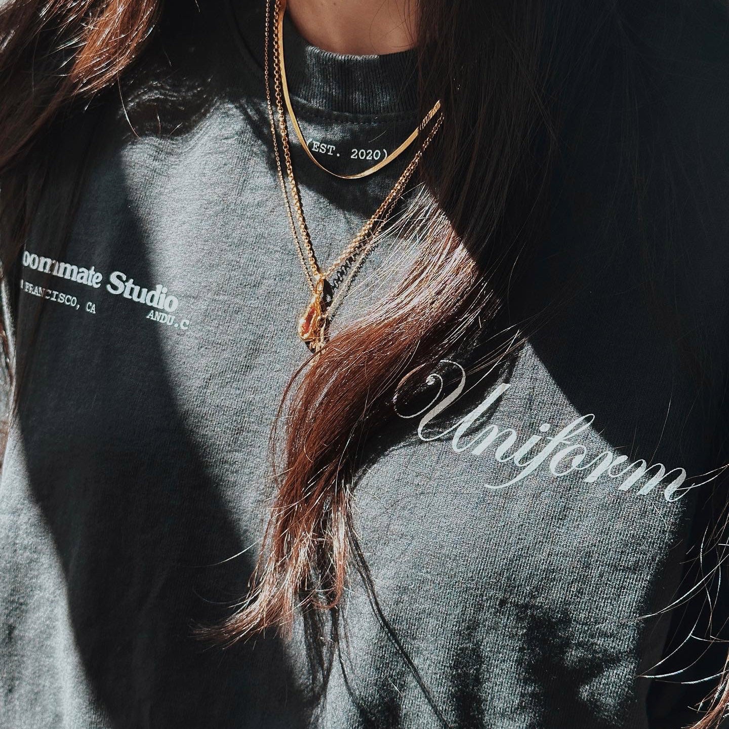 Uniform Key Tee (Faded Black)