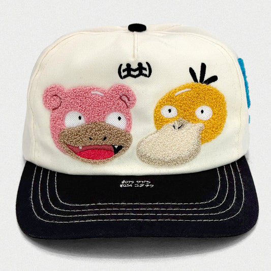 Chenille Psyduck/Slowpoke Snapback Hat
