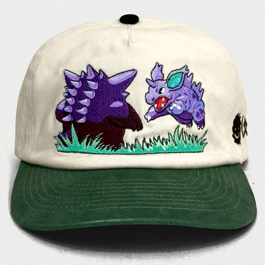 Gengar VS. Nidorino Snapback Hat