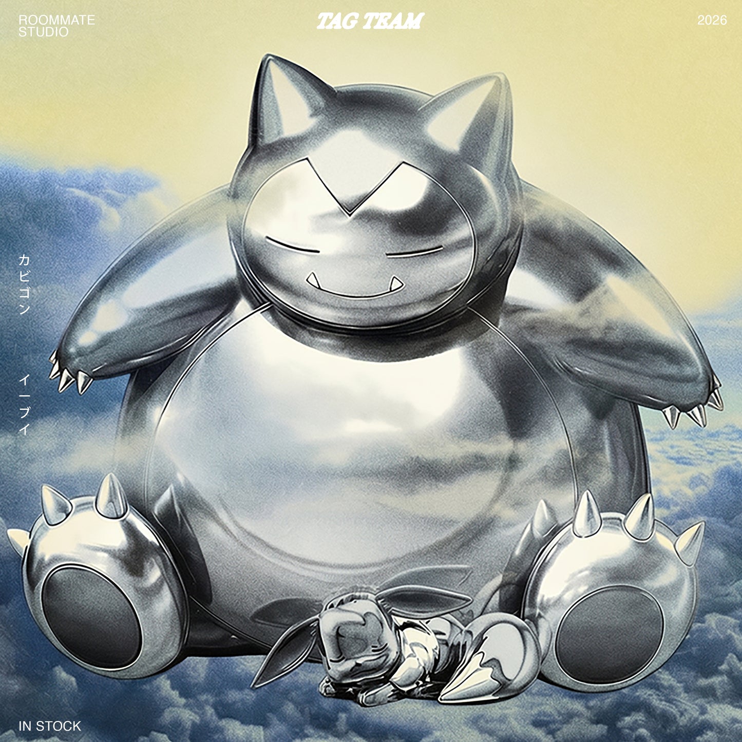 Chrome Tag Team Snorlax/Eevee Tee