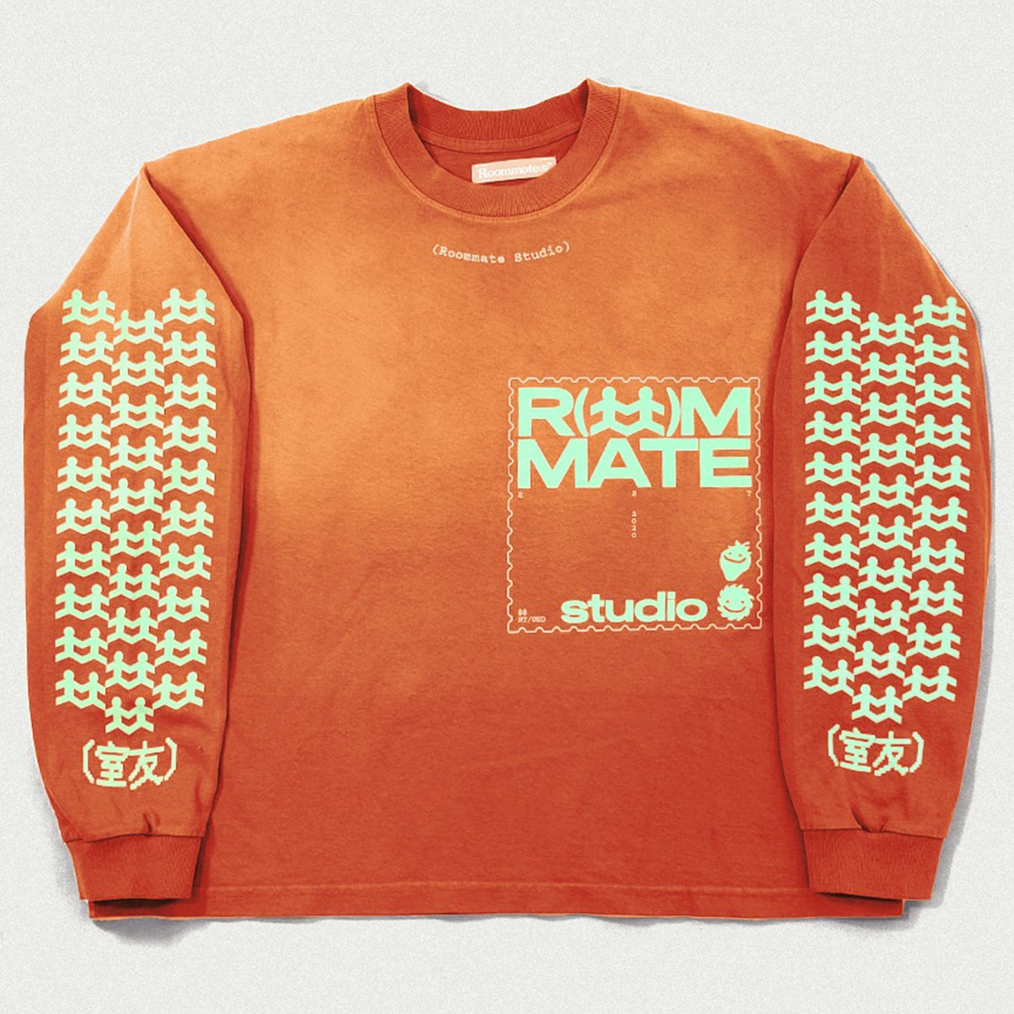 Roommates Logo Long Sleeves Tee