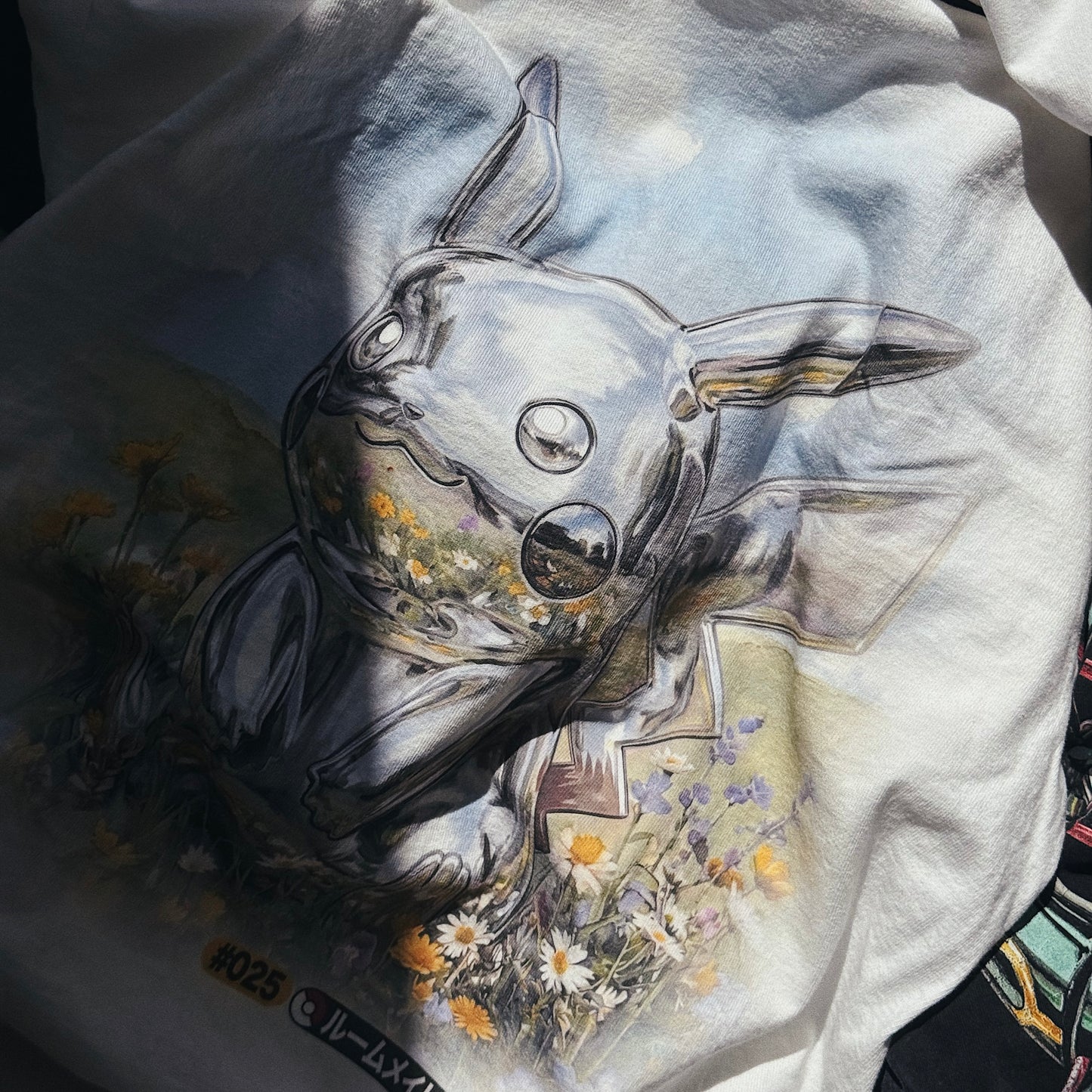 Chrome Flower Pikachu Tee