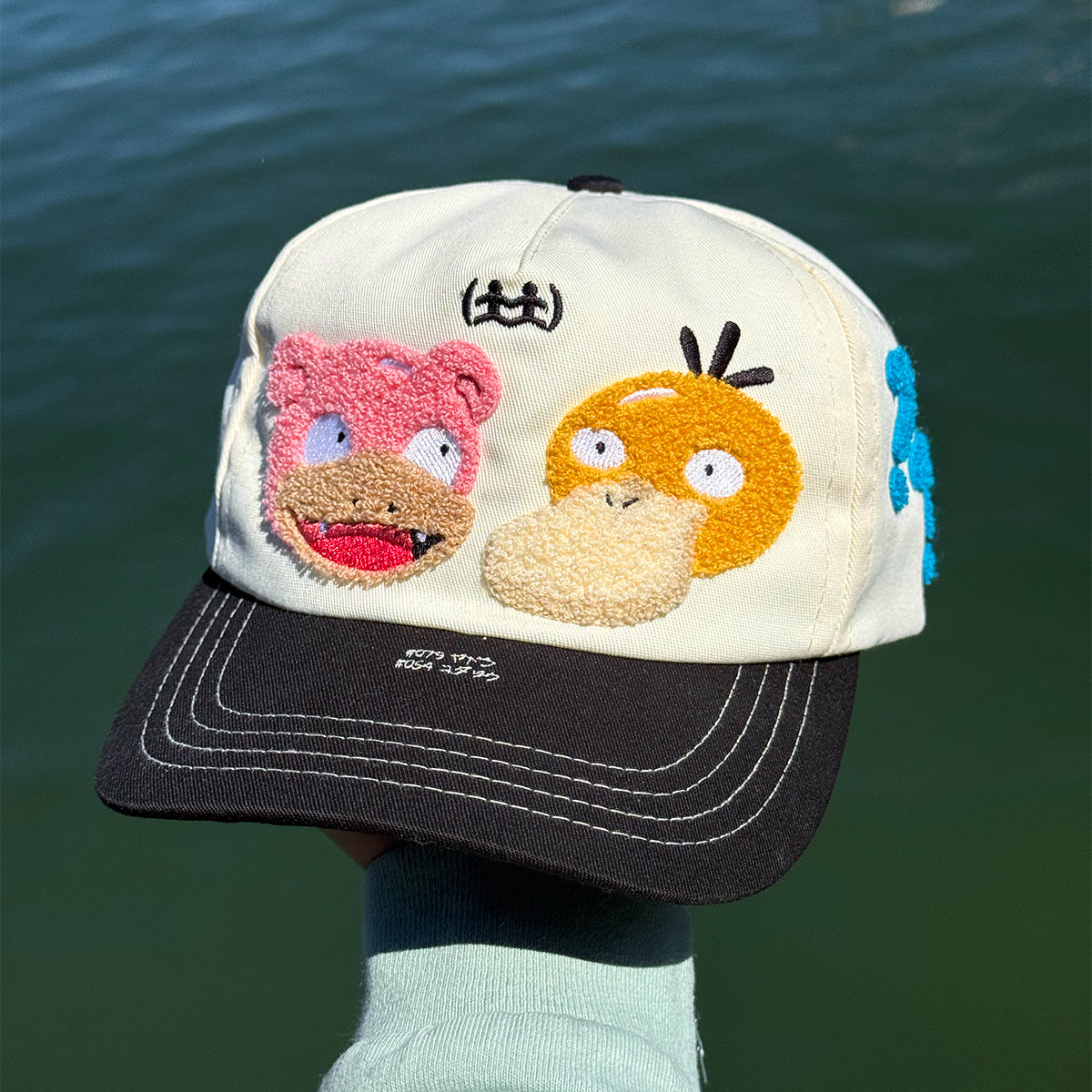 Chenille Psyduck/Slowpoke Snapback Hat