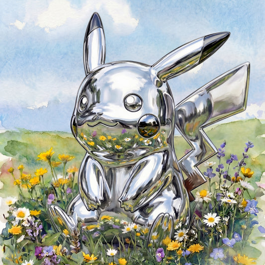 Chrome Flower Pikachu Tee